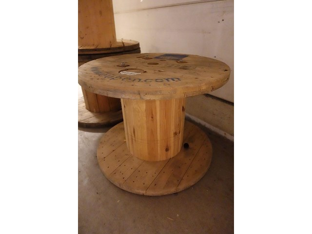 3x houten bobijn - afbeelding 2 van  3