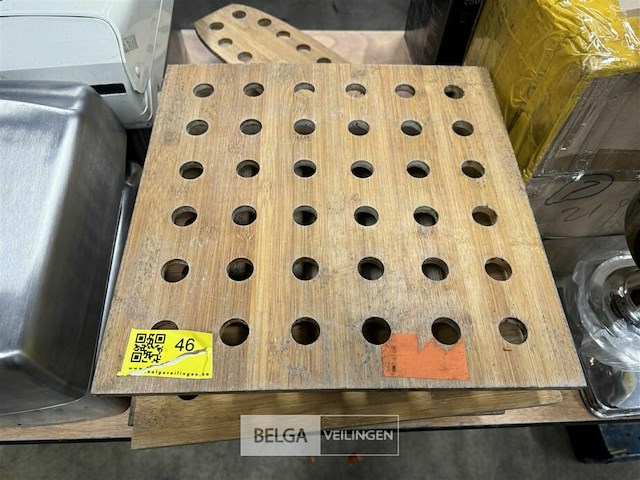 3x houten food cone - afbeelding 1 van  3