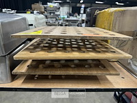 3x houten food cone - afbeelding 3 van  3