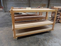 3x houten kar - afbeelding 3 van  3