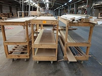 3x houten kar