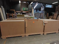 3x houten kist