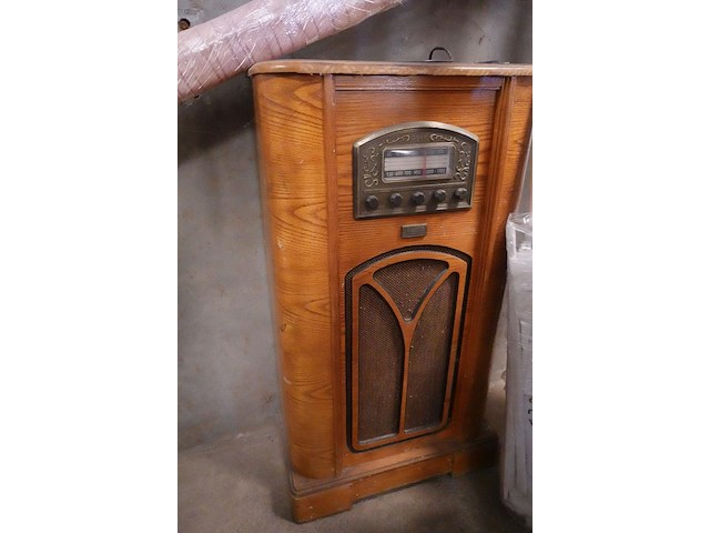 3x houten radiomeubel - afbeelding 4 van  5