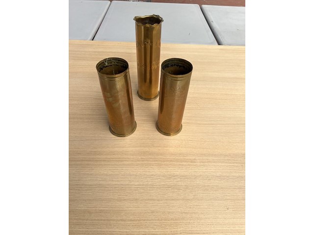 3x hulzen messing 1ste wo - afbeelding 1 van  6