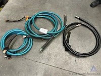 3x hydraulische enkelwerkende slangen holmatro coreslang, 8 bar