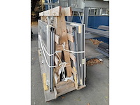 3x industriële aluminium deuren (ongebruikt) - afbeelding 2 van  4