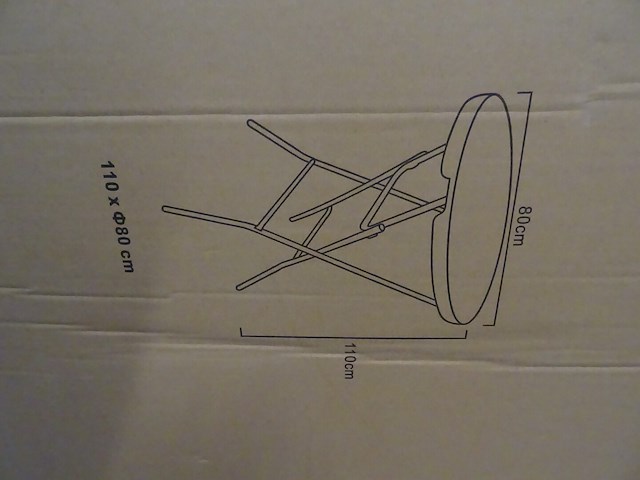 3x inklapbare partytafel - afbeelding 3 van  3