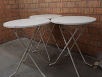 3x inklapbare partytafel - afbeelding 1 van  2