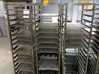 3x inox regaalwagen - afbeelding 1 van  1