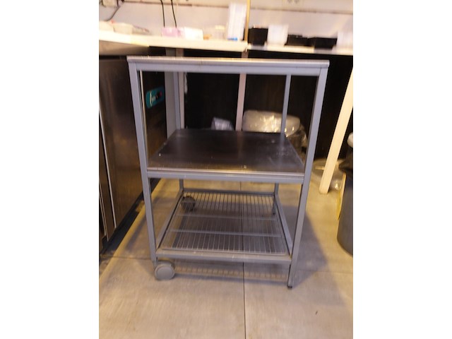 3x inox werkkar - afbeelding 1 van  3