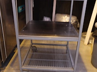 3x inox werkkar - afbeelding 1 van  3