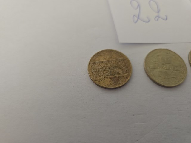 3x italië: lire herdenkingsmunten - afbeelding 2 van  8