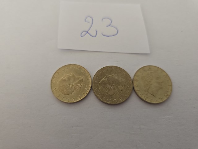 3x italië: lire herdenkingsmunten - afbeelding 5 van  5