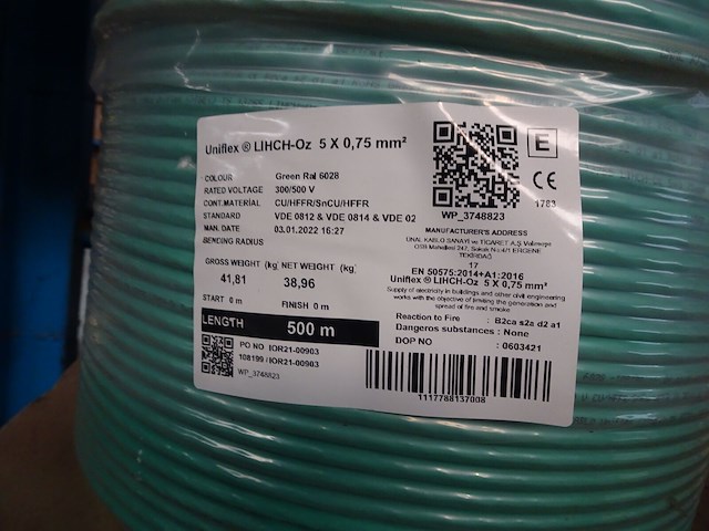 3x kabel op rol - afbeelding 2 van  4