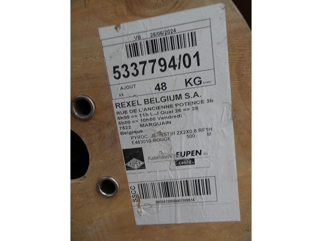 3x kabel op rol - afbeelding 2 van  4