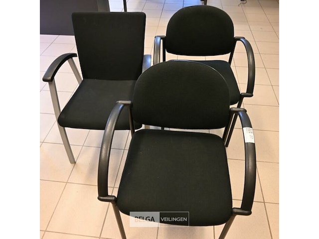 3x kantoorstoelen - afbeelding 1 van  1