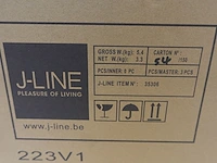 3x kers decoratie j-line - afbeelding 3 van  3
