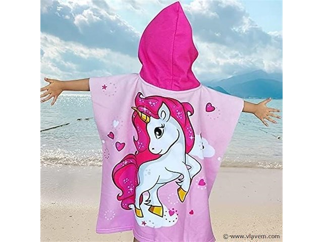 3x kinder poncho-handdoek - afbeelding 2 van  7