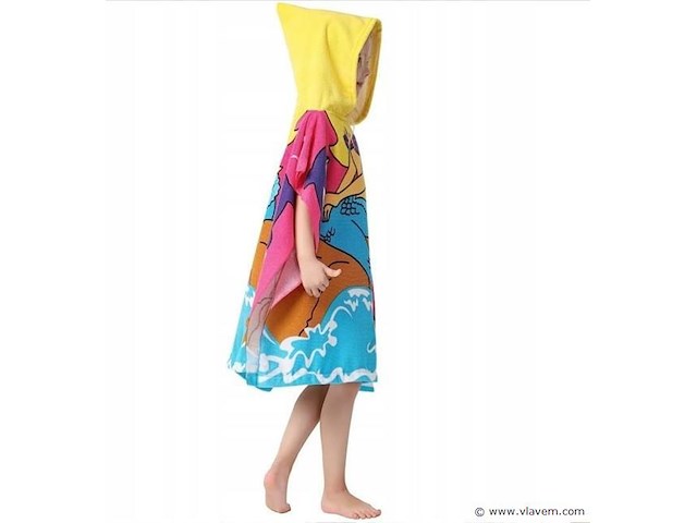 3x kinder poncho-handdoek - afbeelding 7 van  7