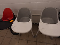 3x kinderstoel in pvc - afbeelding 1 van  3