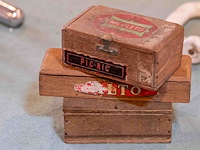 3x kleine houten doosjes - afbeelding 1 van  4