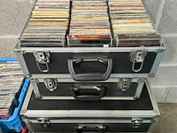 3x koffer met cd's + 2 plastieken bakken met cd's - afbeelding 6 van  6