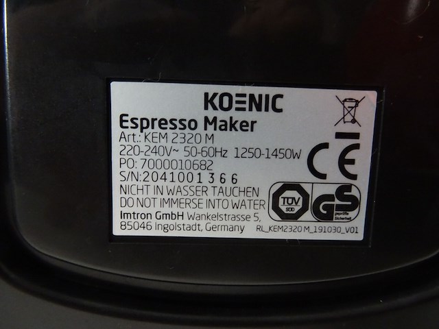 3x koffietoestel + waterkoker - afbeelding 6 van  7