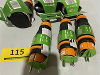 3x koppelstekker + stekker waterdicht ip44 - afbeelding 2 van  3
