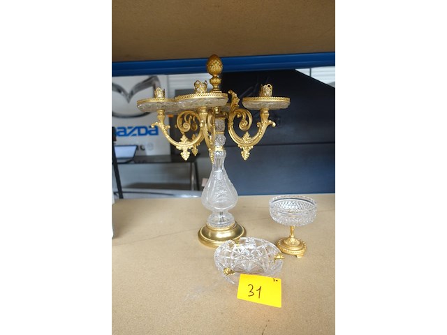 3x kristal decoratie - afbeelding 1 van  5