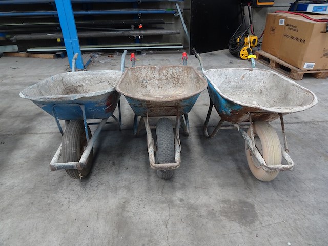 3x kruiwagen - afbeelding 1 van  5