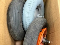 3x kruiwagenwielen - afbeelding 1 van  1