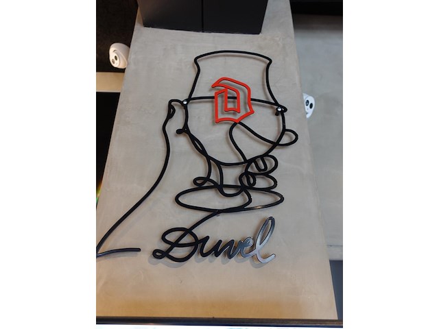 3x kunstof wand + decoratie - afbeelding 3 van  4