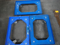 3x kunststof transportdolly - afbeelding 1 van  5