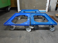 3x kunststof transportdolly - afbeelding 2 van  5