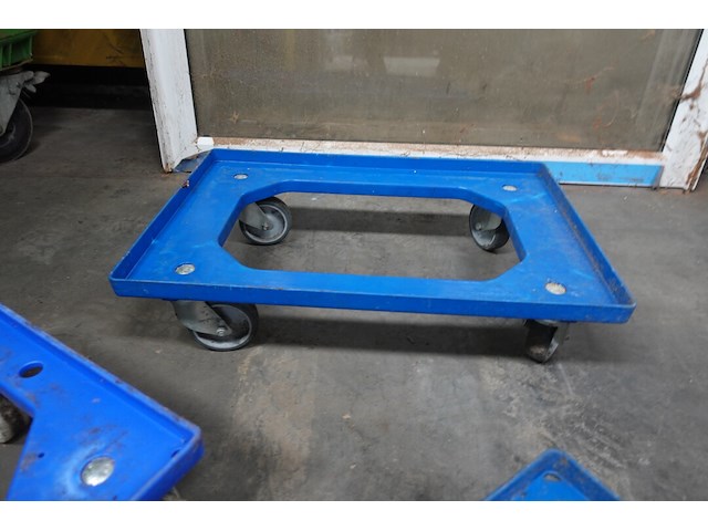 3x kunststof transportdolly - afbeelding 5 van  5