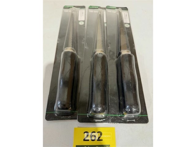 3x kwb zaag 150mm grof getand - afbeelding 1 van  3