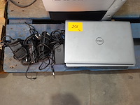 3x laptop dell met lader - afbeelding 1 van  11