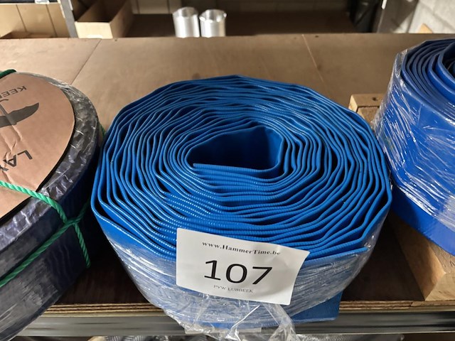 3x lay flat water hose - afbeelding 3 van  4
