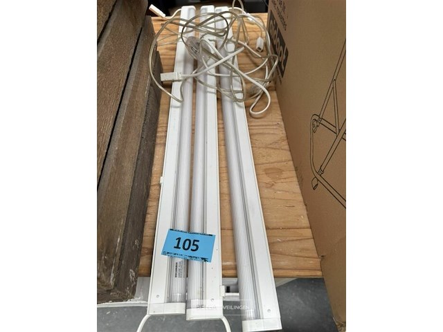 3x led buisarmaturen l85 cm - afbeelding 1 van  2