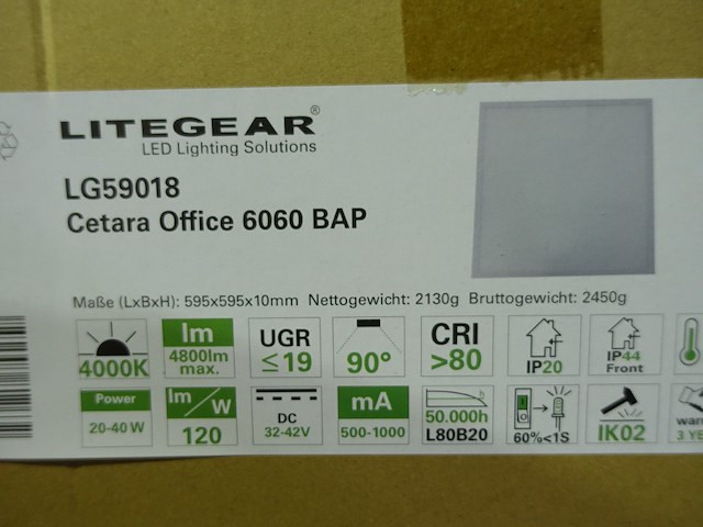 3x litegear verlichting - afbeelding 4 van  5