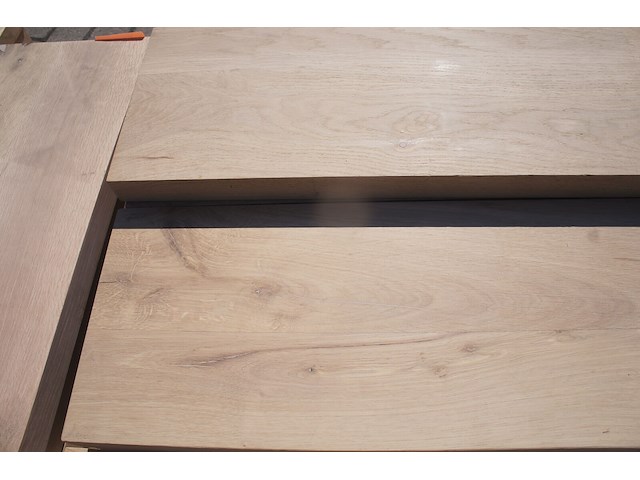 3x massief eiken legborden 60cm - afbeelding 3 van  4