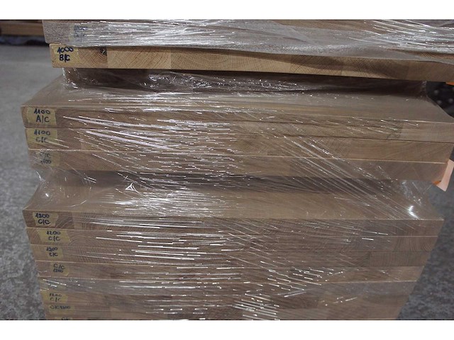 3x massief eiken traptreden 33mm - afbeelding 3 van  4