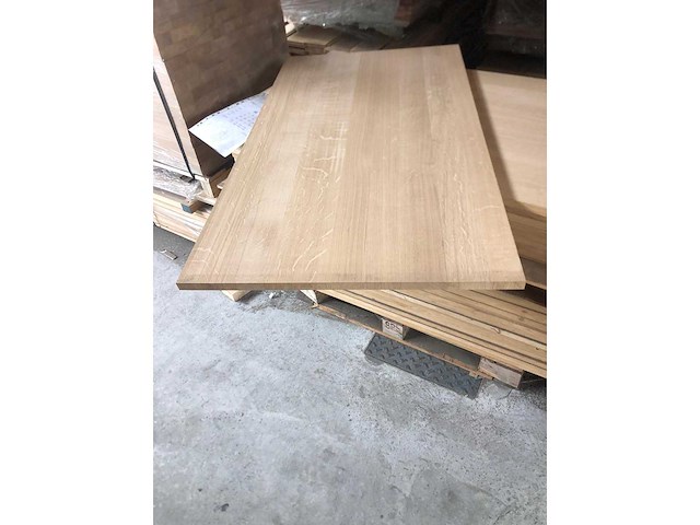 3x massief eiken traptreden/legborden 20mm - afbeelding 2 van  7