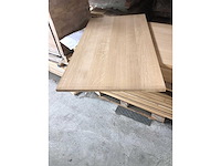 3x massief eiken traptreden/legborden 20mm - afbeelding 2 van  7