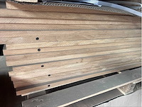 3x massief eiken traptreden/legborden 20mm - afbeelding 4 van  7