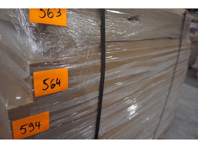 3x massief eiken traptreden/legborden 25mm - afbeelding 3 van  5