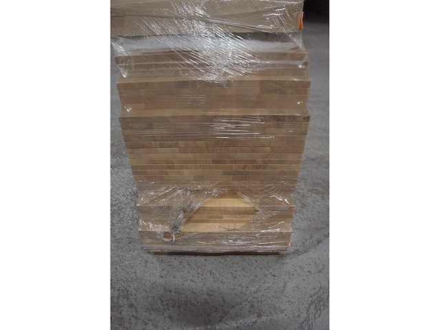 3x massief eiken traptreden/legborden 25mm - afbeelding 2 van  4