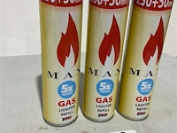 3x max gasvulling aansteker 3x300ml - afbeelding 3 van  3