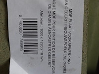 3x mdf toiletwand - afbeelding 2 van  3