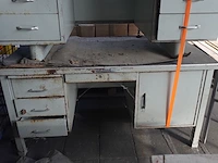 3x metalen bureau - afbeelding 4 van  5